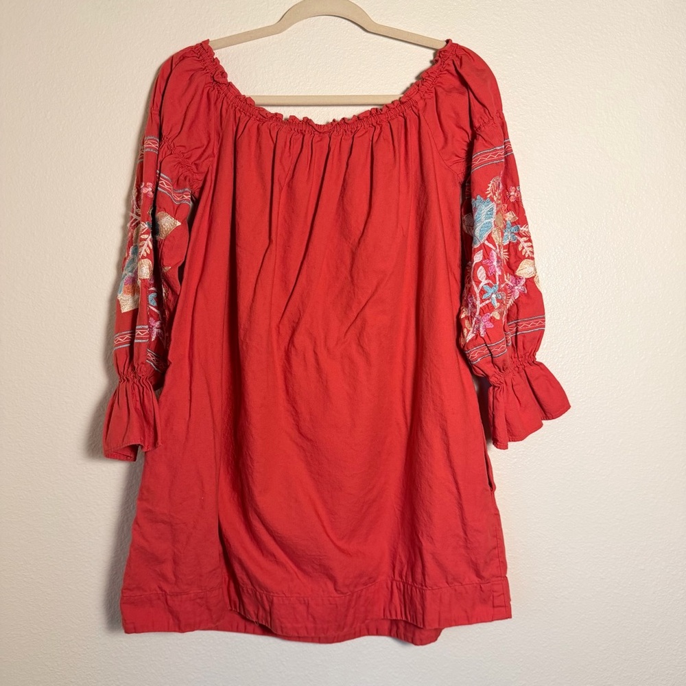 Free People Flour du Jour Off-Shoulder Mini Dress, Size Medium - Picture 9 of 9